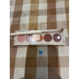 Ulta Beauty Collection Eyeshadow Palette 5 Shades with Brush Pink Mauve Shimmer